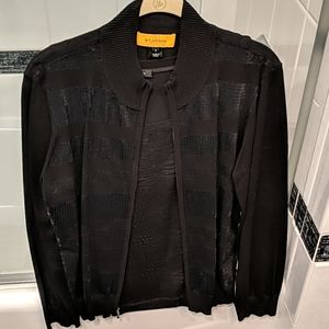 ST.JOHN camisole set. Black with sequence